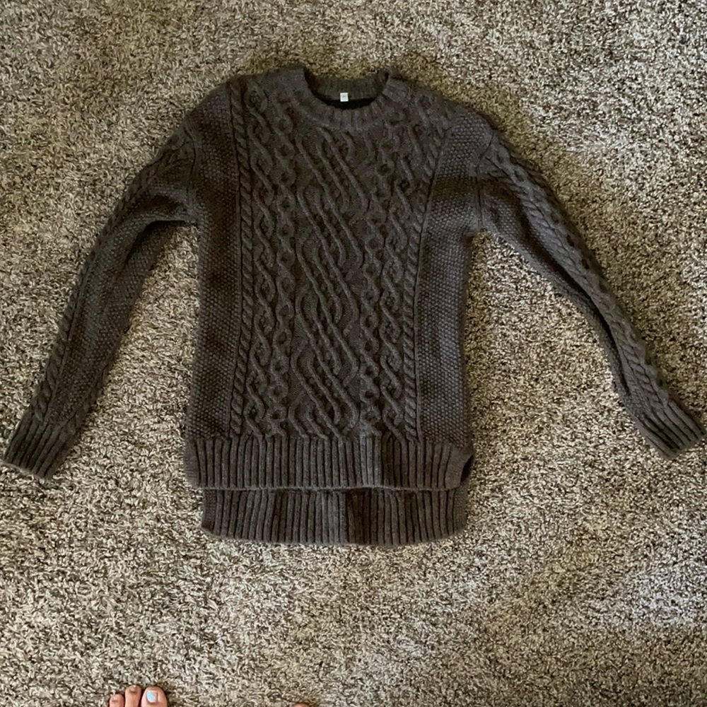 Chocolate brown sweater